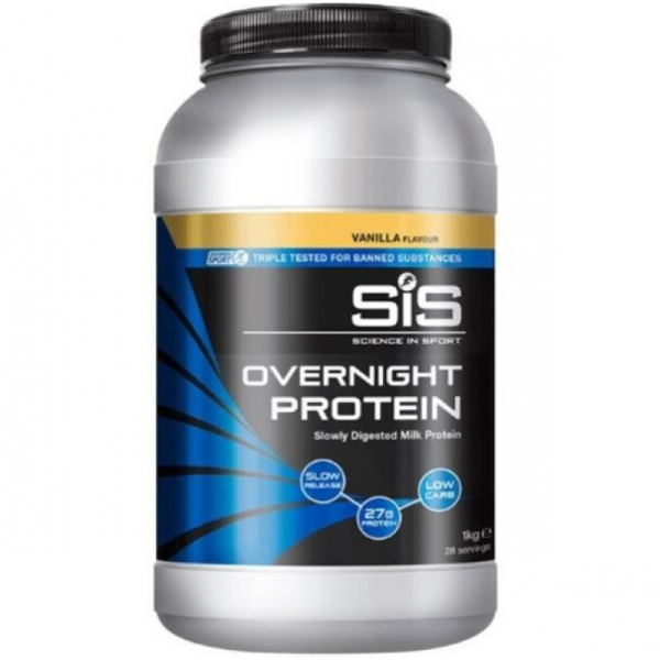 Казеїновий протеїн SIS Overnight Protein Powder (ваніль) 1кг