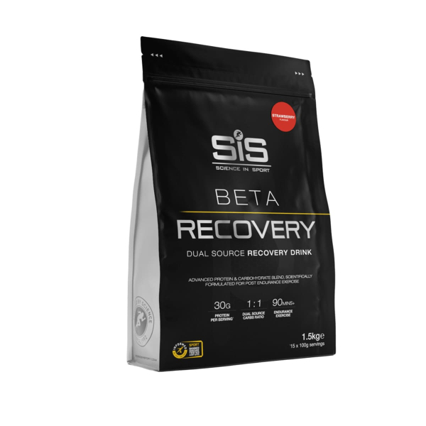 Відновлювальний напій SiS BETA Recovery (полуниця) 1,5 кг