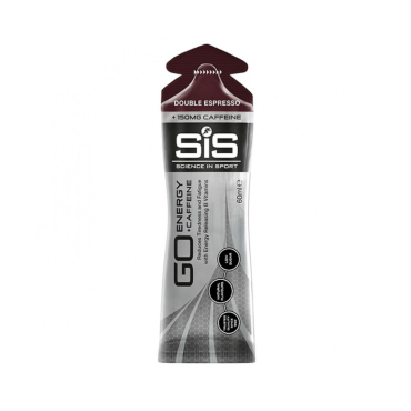 Гель вуглеводний з кофеїном SiS Go Energy + Caffeine (подвійний еспресо) 60 мл - термін до 30/07/26 Гель вуглеводний з кофеїном SiS Go Energy + Caffeine (подвійний еспресо) 60 мл - термін до 30/07/26