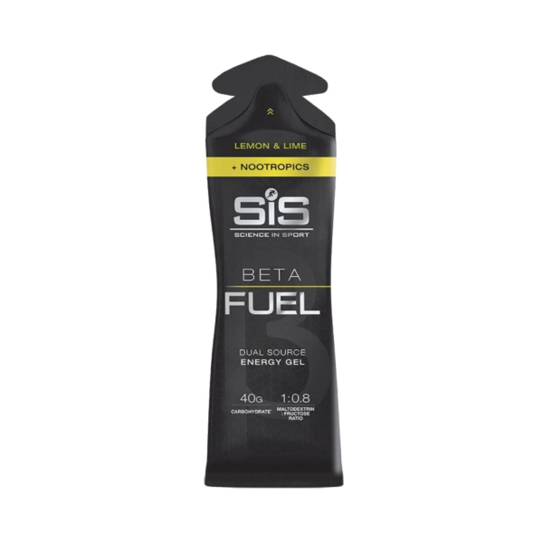 Енергетичний гель SiS Beta Fuel Energy Gel + Nootropics (лимон+лайм) 60 мл - термін до 30/07/26